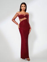 Wine Red Dress FR2721